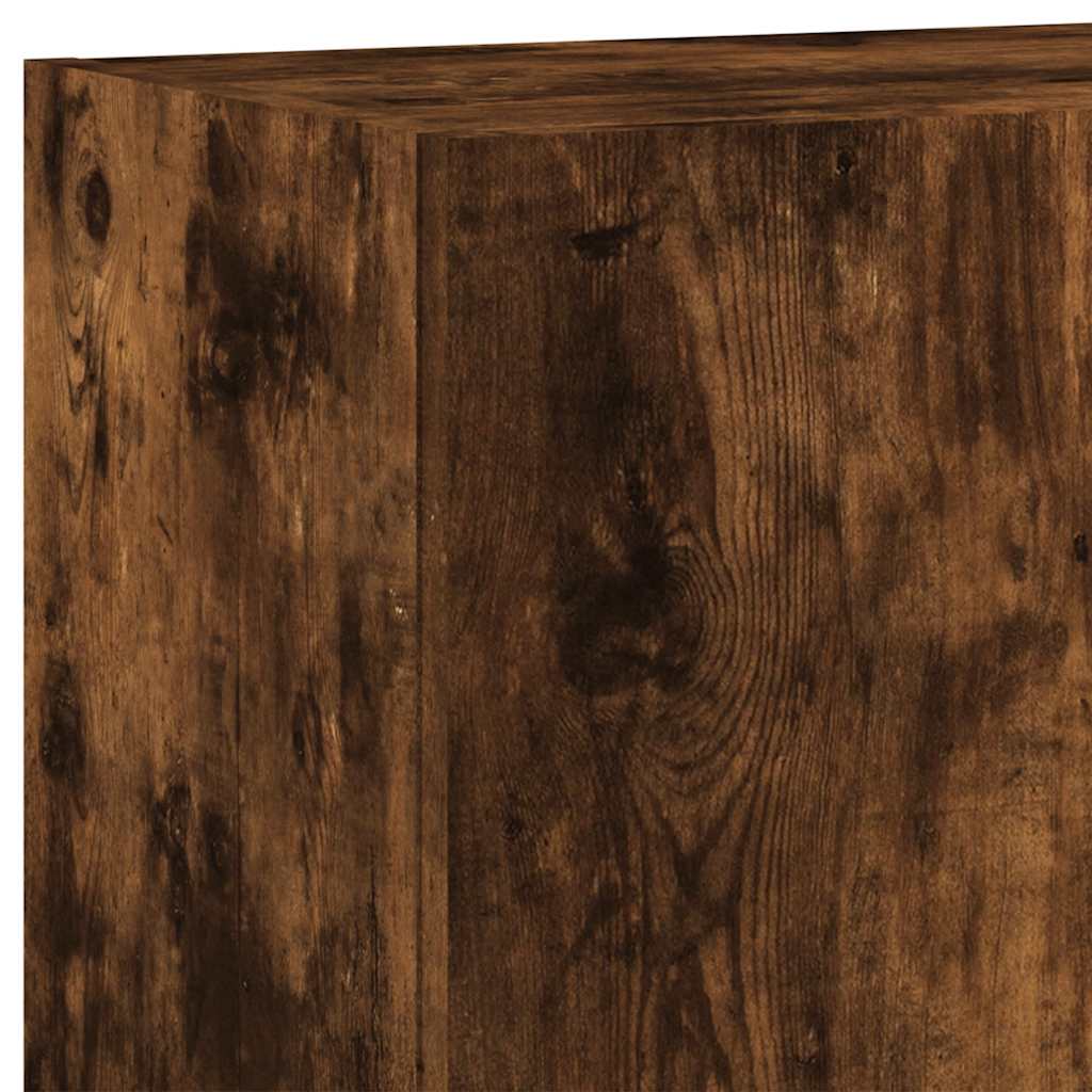 vidaXL 4-delige Tv-meubelset bewerkt hout wit