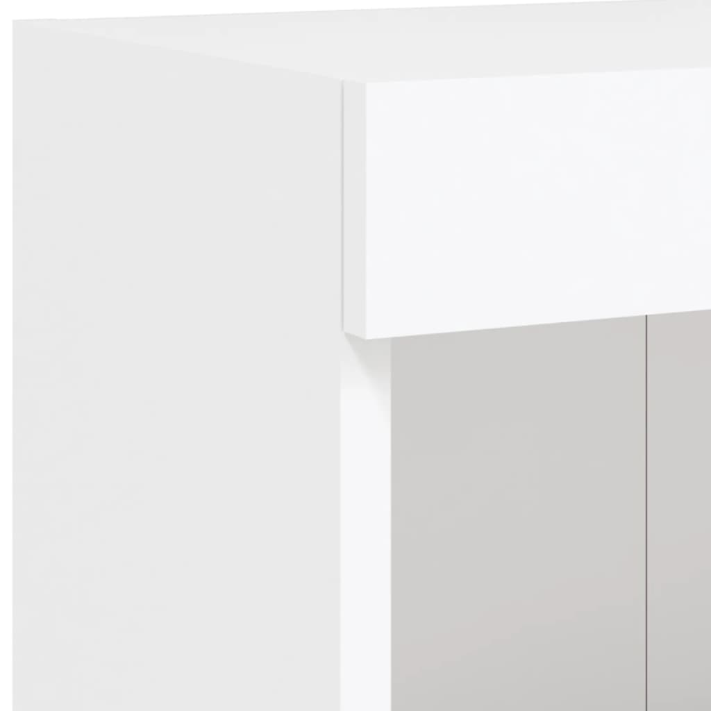 vidaXL 6-delige Tv-wandmeubelset met LED-verlichting sonoma eikenkleur