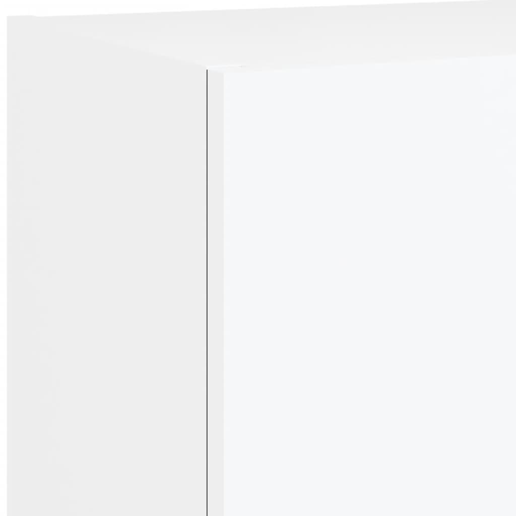 vidaXL 6-delige Tv-wandmeubelset met LED-verlichting sonoma eikenkleur