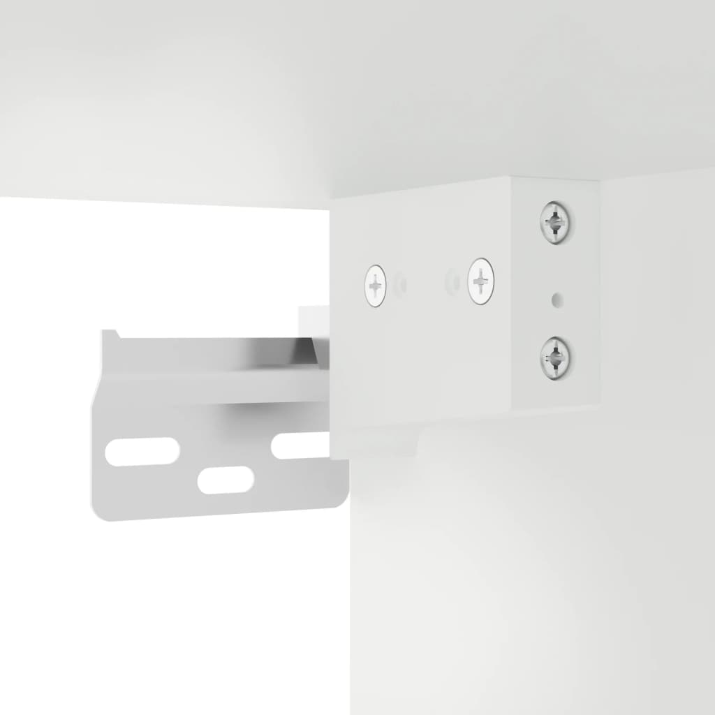 vidaXL 6-delige Tv-wandmeubelset met LED-verlichting sonoma eikenkleur