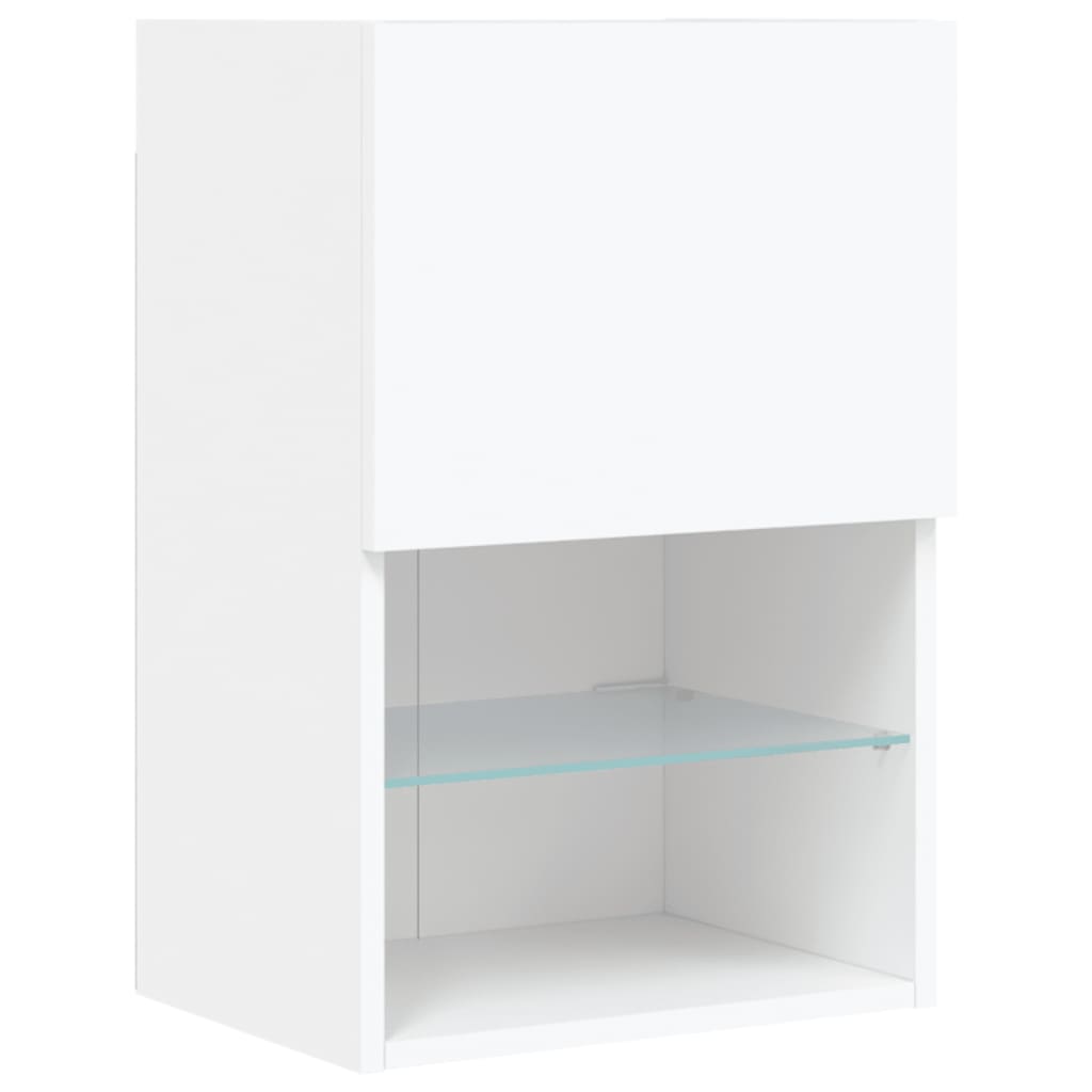 vidaXL 6-delige Tv-wandmeubelset met LED-verlichting sonoma eikenkleur
