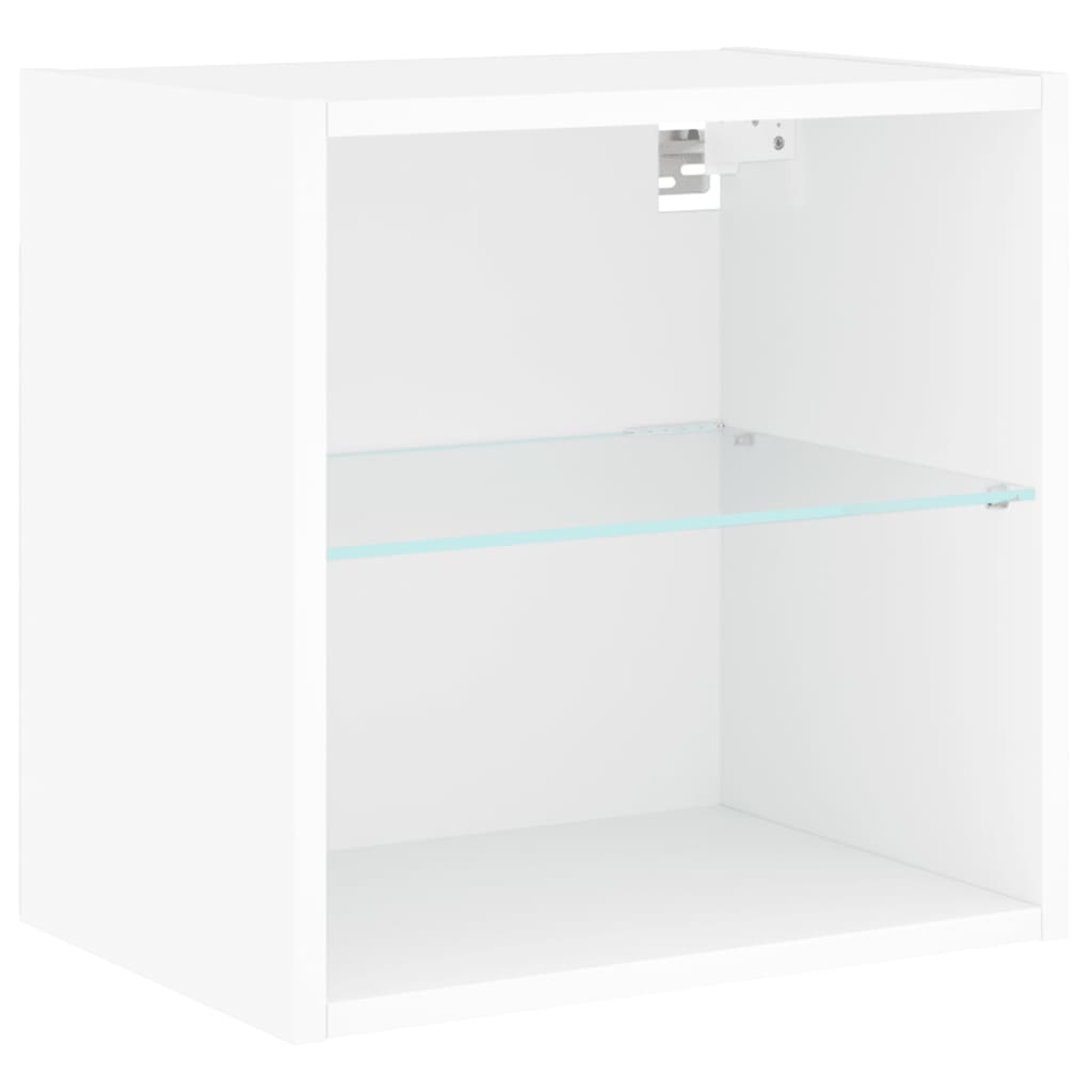 vidaXL 6-delige Tv-wandmeubelset met LED-verlichting sonoma eikenkleur