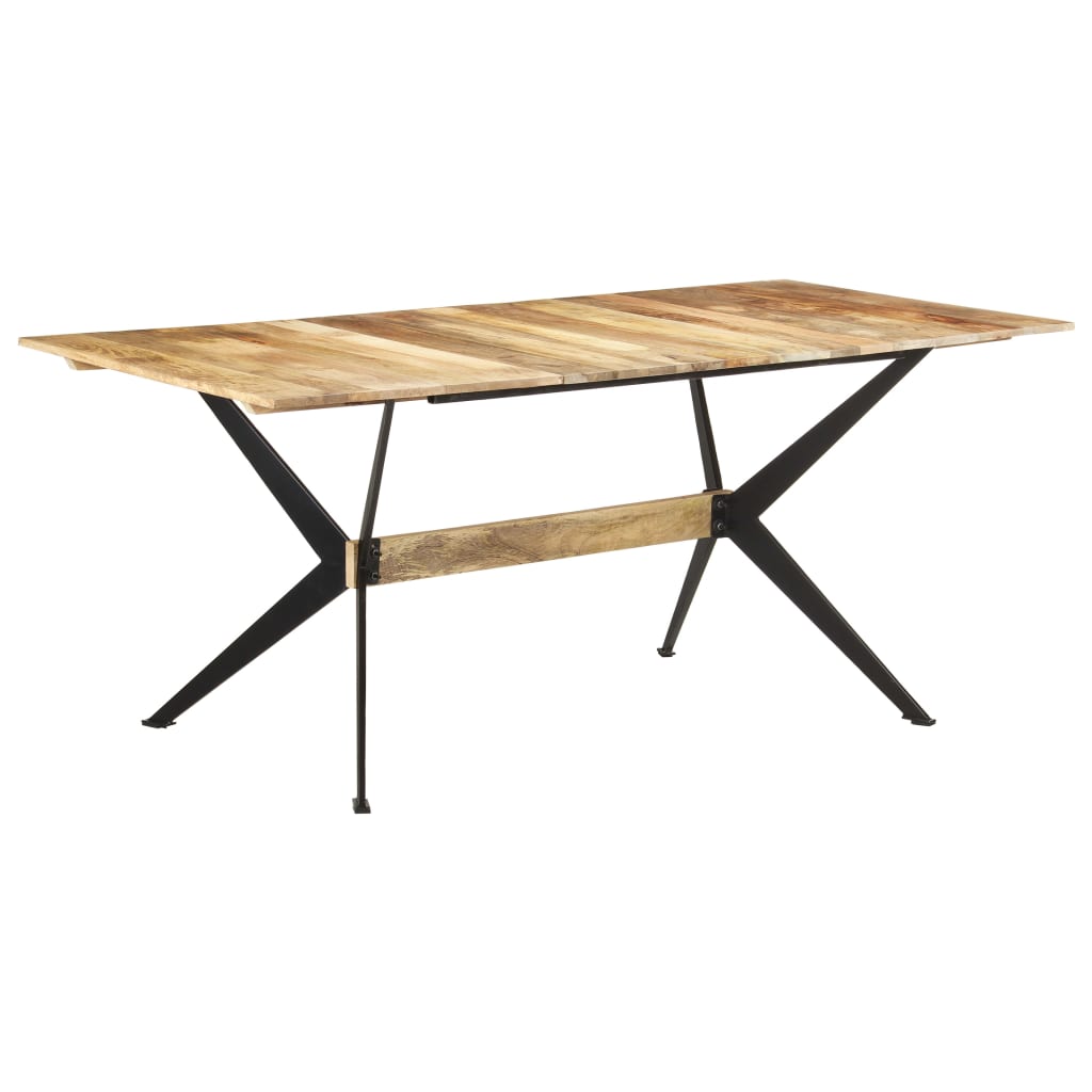 vidaXL Eettafel 180x90x76 cm massief mangohout