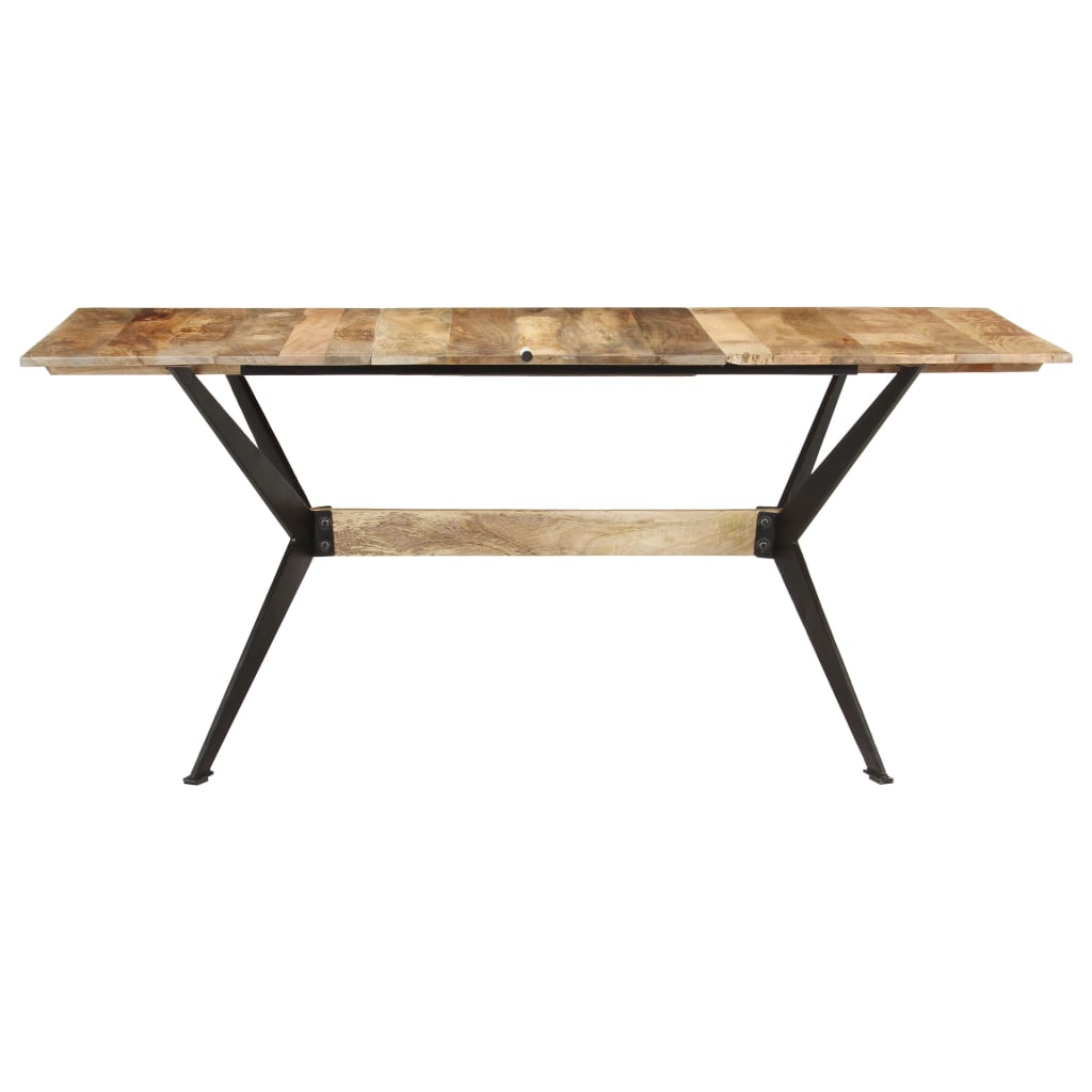 vidaXL Eettafel 180x90x76 cm massief mangohout