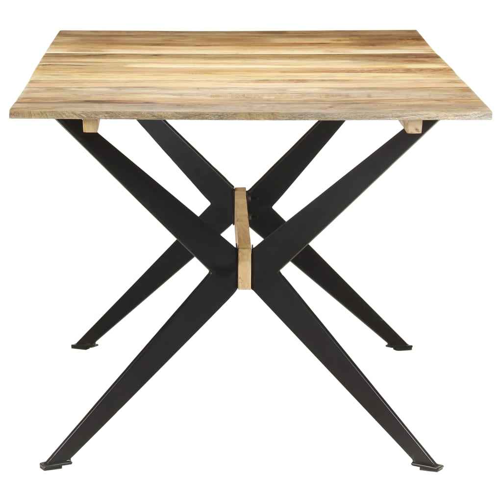 vidaXL Eettafel 180x90x76 cm massief mangohout