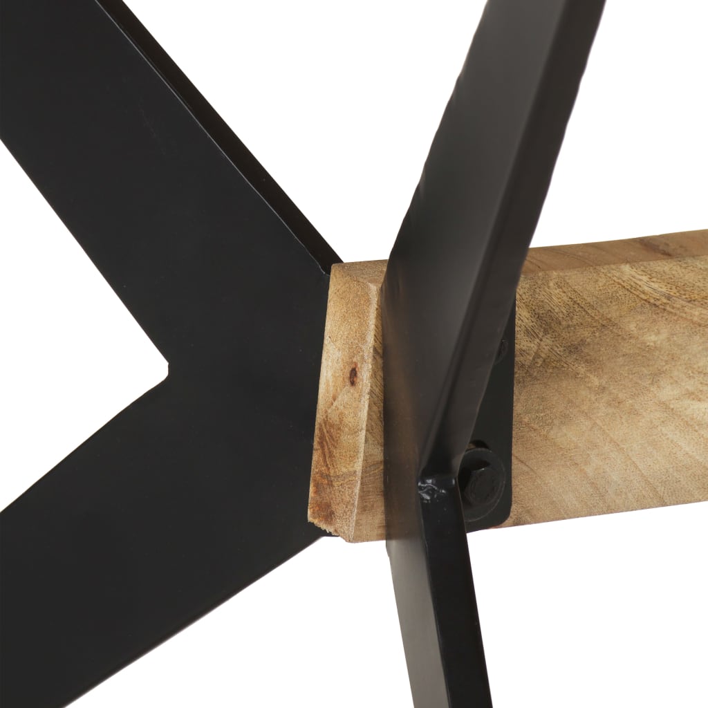 vidaXL Eettafel 180x90x76 cm massief mangohout