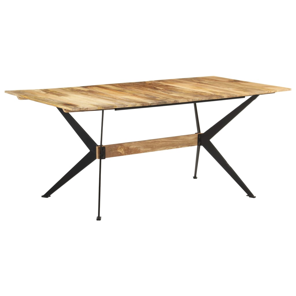 vidaXL Eettafel 180x90x76 cm massief mangohout