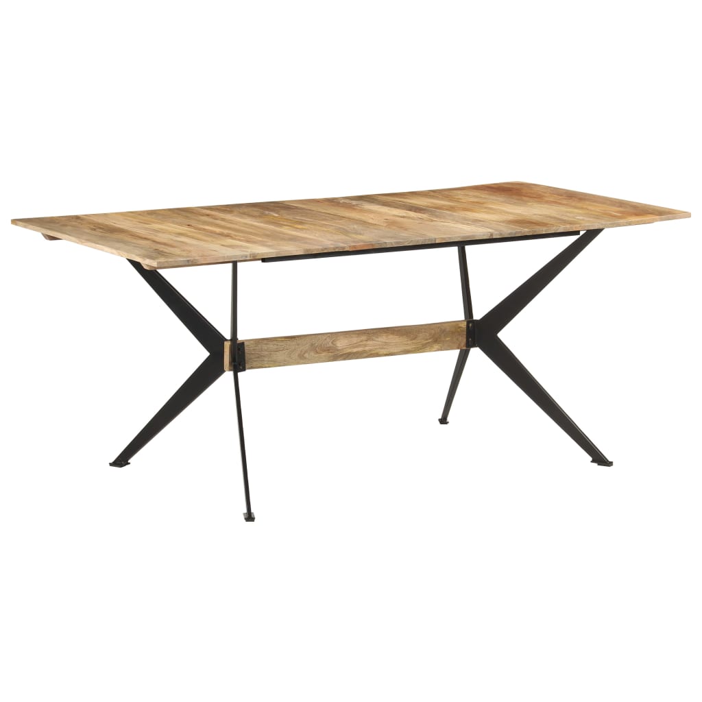 vidaXL Eettafel 180x90x76 cm massief mangohout