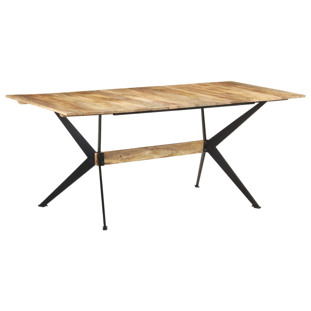 vidaXL Eettafel 180x90x76 cm massief mangohout
