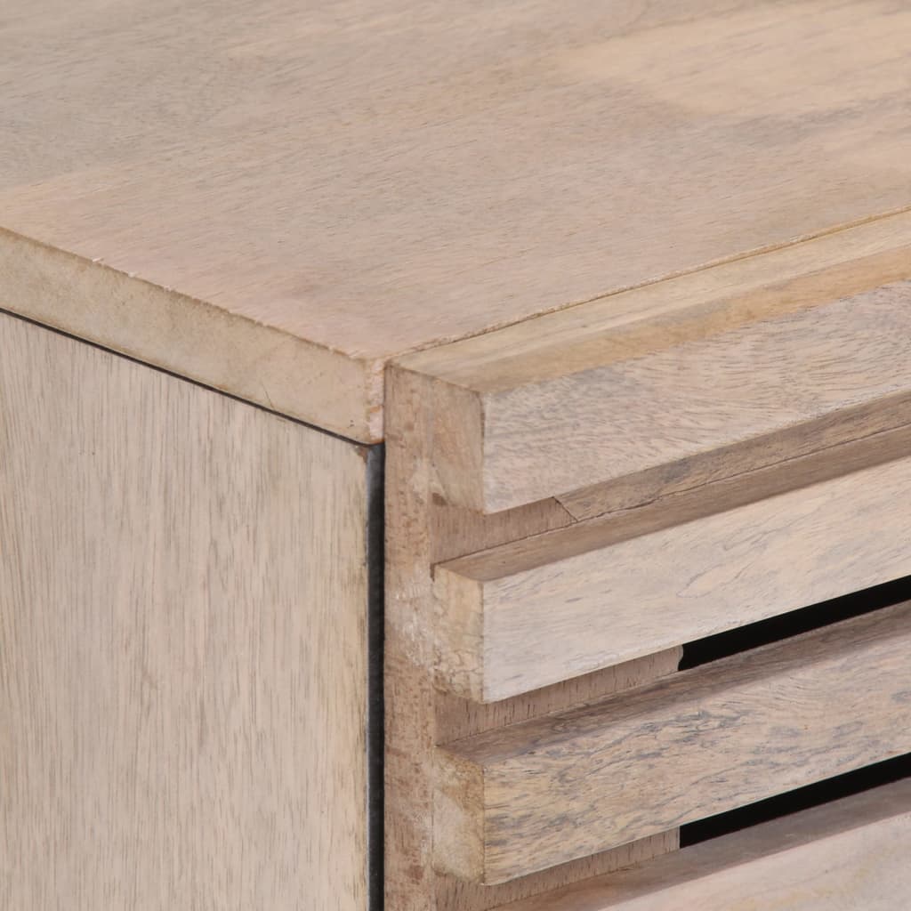 vidaXL Dressoirs 2 st 60x34x75 cm massief acaciahout