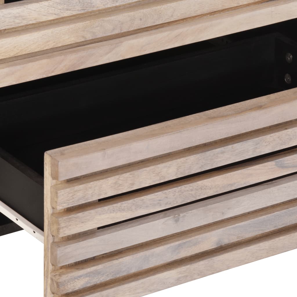 vidaXL Dressoirs 2 st 60x34x75 cm massief acaciahout