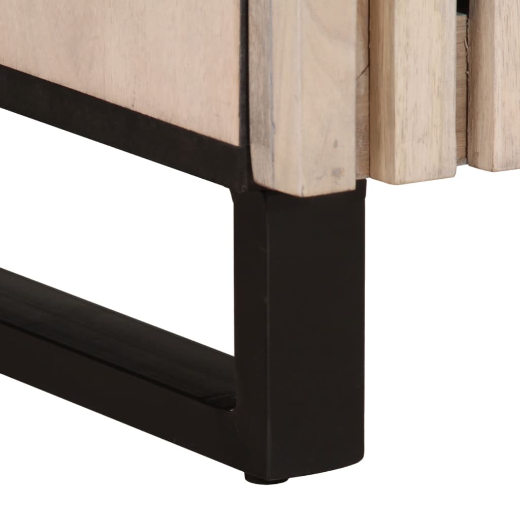 vidaXL Dressoirs 3 st 60x34x75 cm massief mangohout