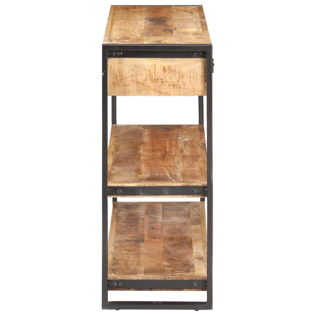 vidaXL Dressoir 120x30x75 cm massief ruw mangohout