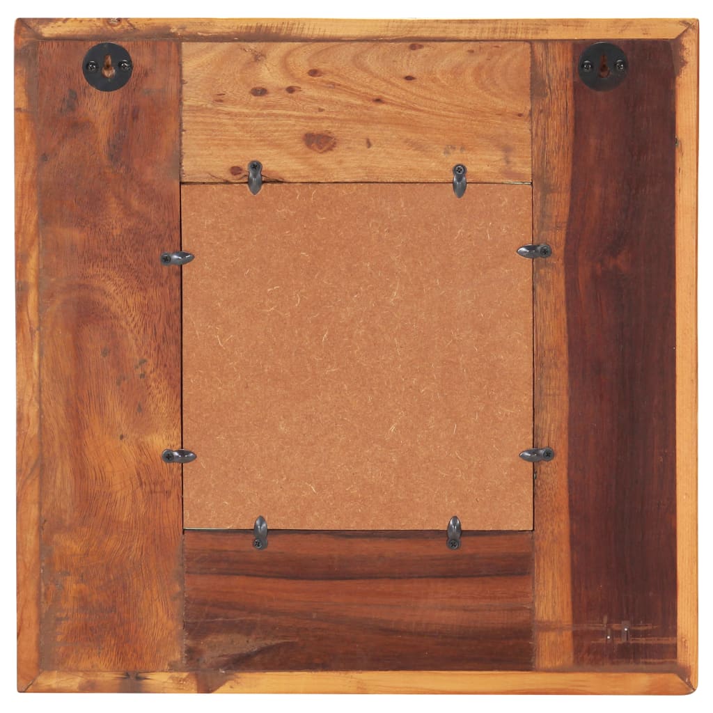 vidaXL Spiegel boeddha 50x50 cm massief gerecycled hout