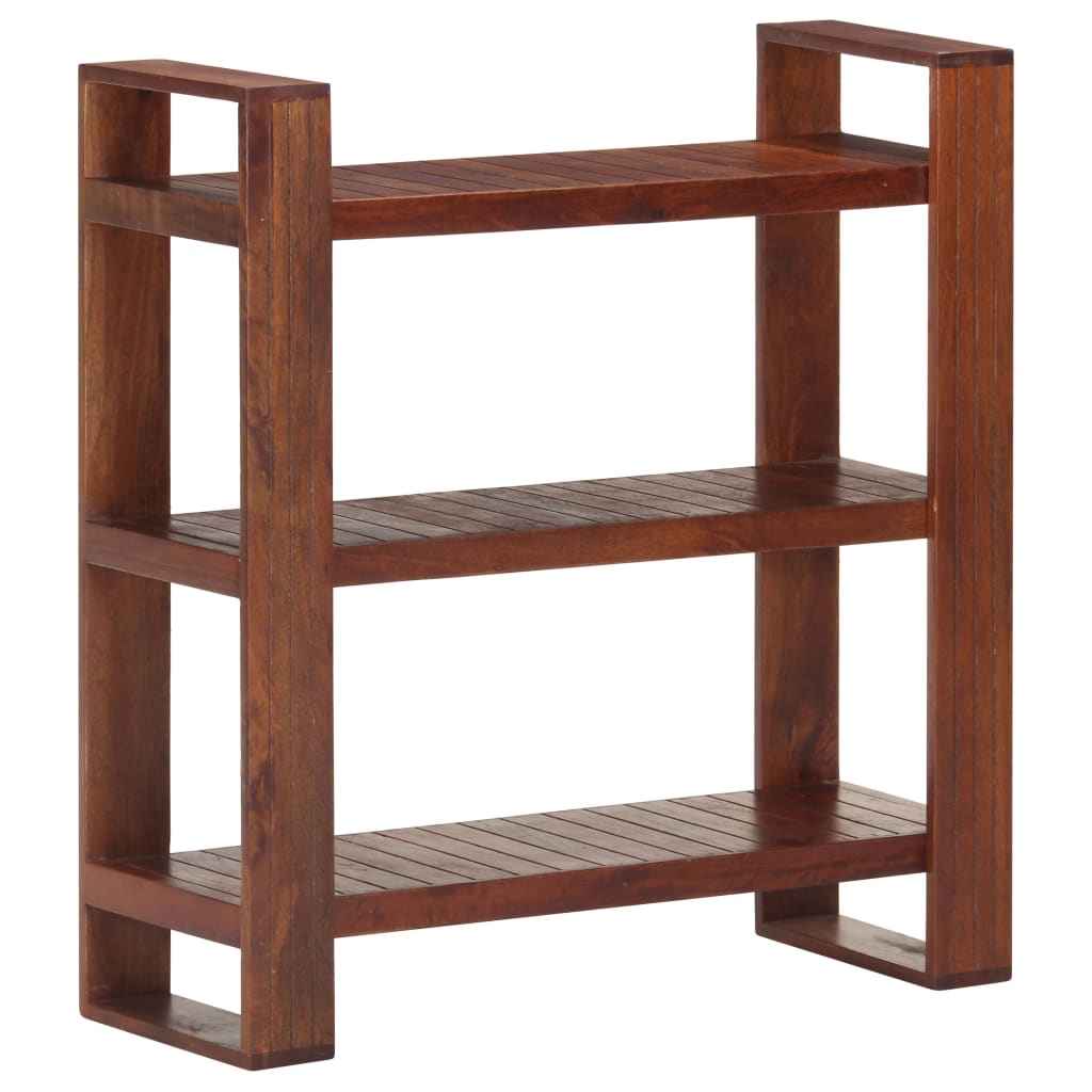 vidaXL Boekenkast 84x30x90 cm massief acaciahout honingbruin