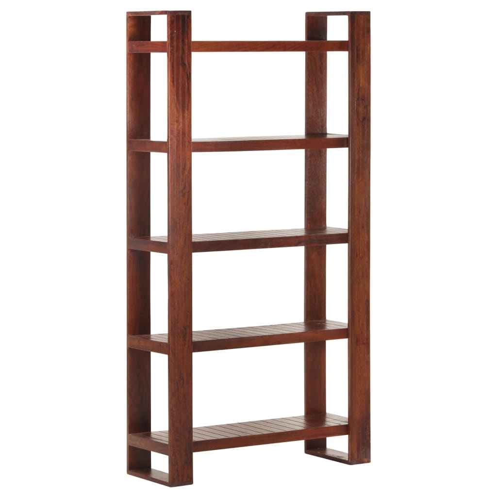 vidaXL Boekenkast 84x30x90 cm massief acaciahout honingbruin