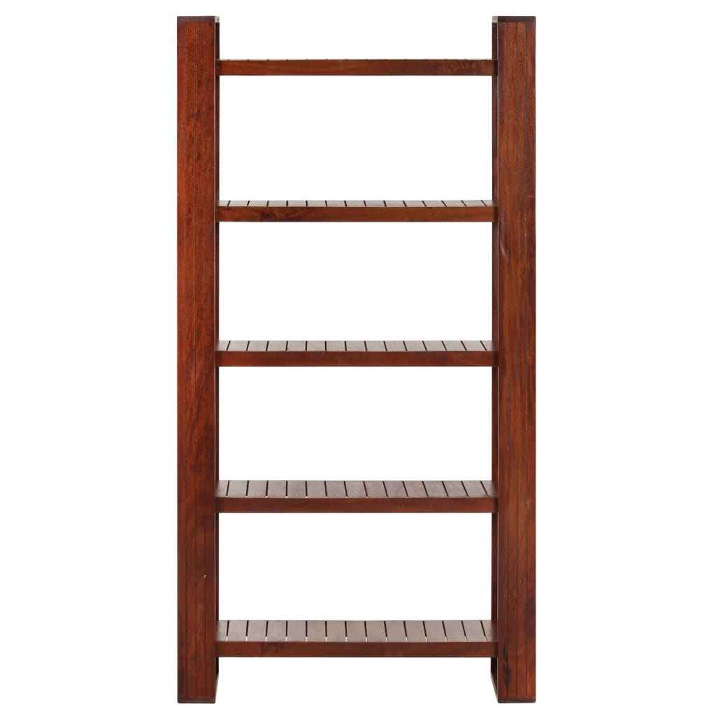 vidaXL Boekenkast 84x30x90 cm massief acaciahout honingbruin