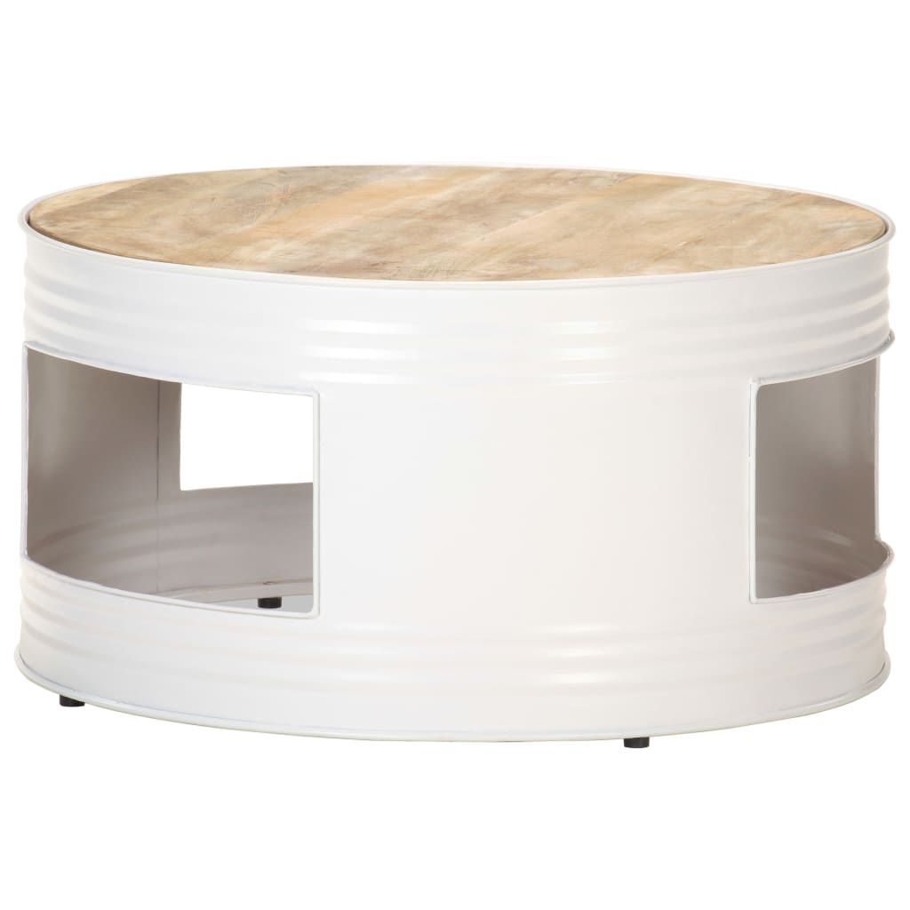 vidaXL Salontafel 43x55 cm massief mangohout