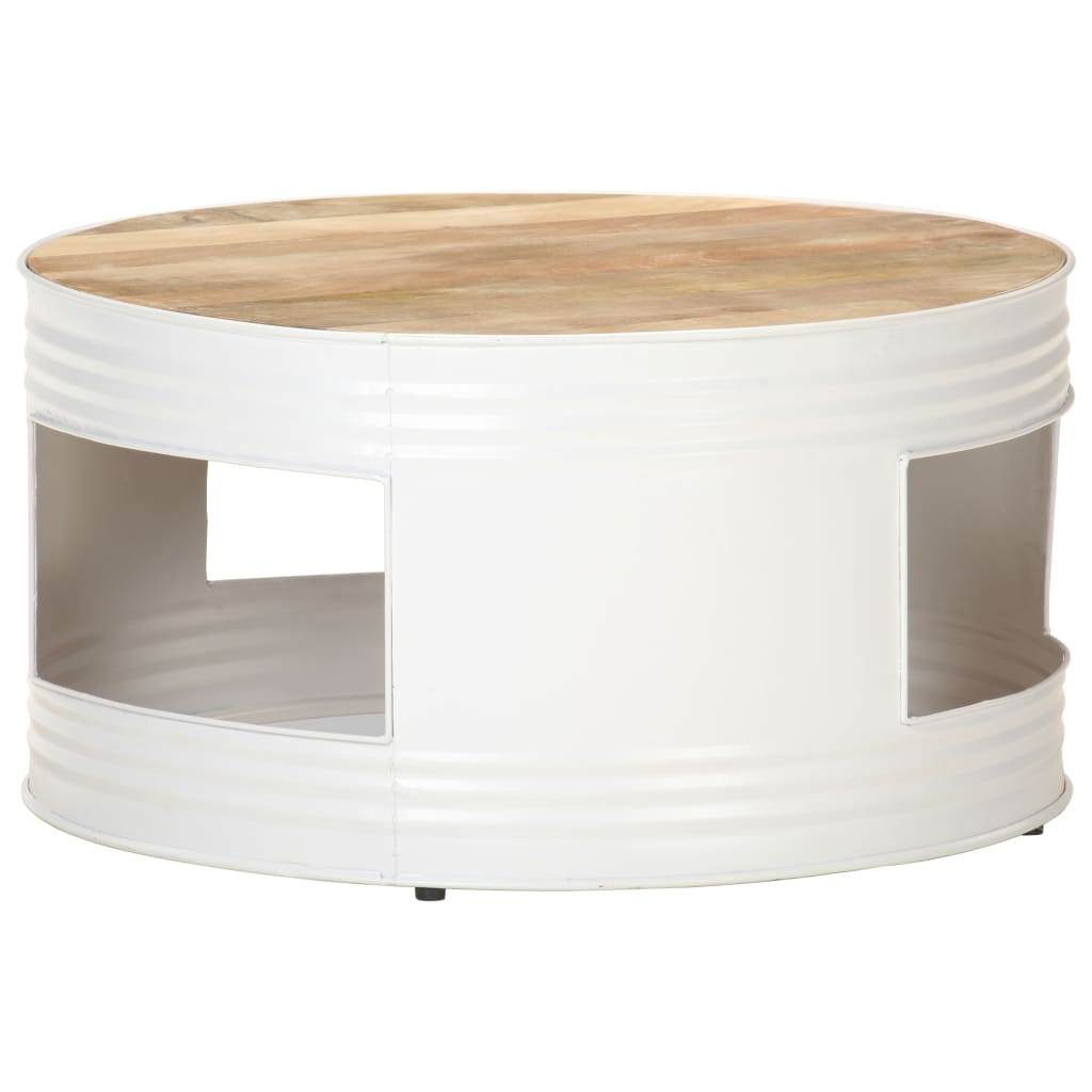 vidaXL Salontafel 43x55 cm massief mangohout