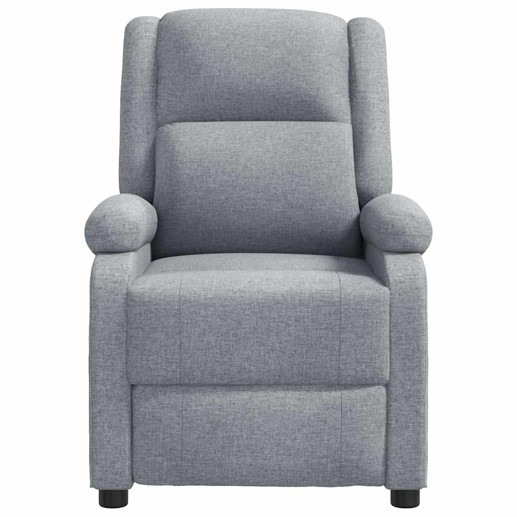 vidaXL Massagestoel stof crèmekleurig