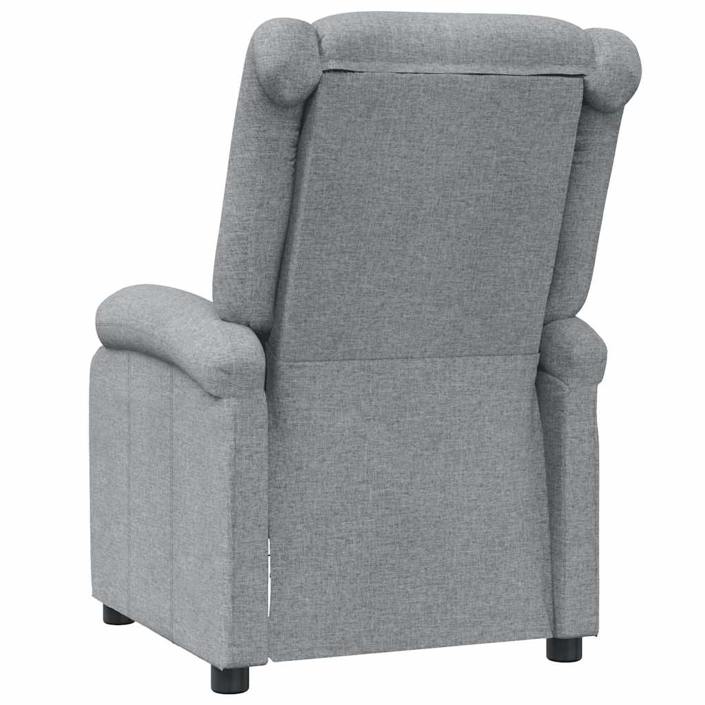 vidaXL Massagestoel stof crèmekleurig