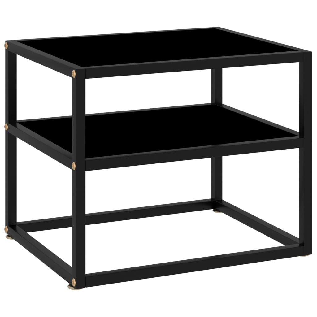vidaXL Wandtafel 50x40x40 cm gehard glas transparant