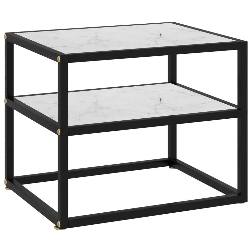 vidaXL Wandtafel 50x40x40 cm gehard glas transparant