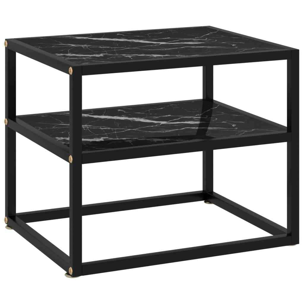 vidaXL Wandtafel 50x40x40 cm gehard glas transparant