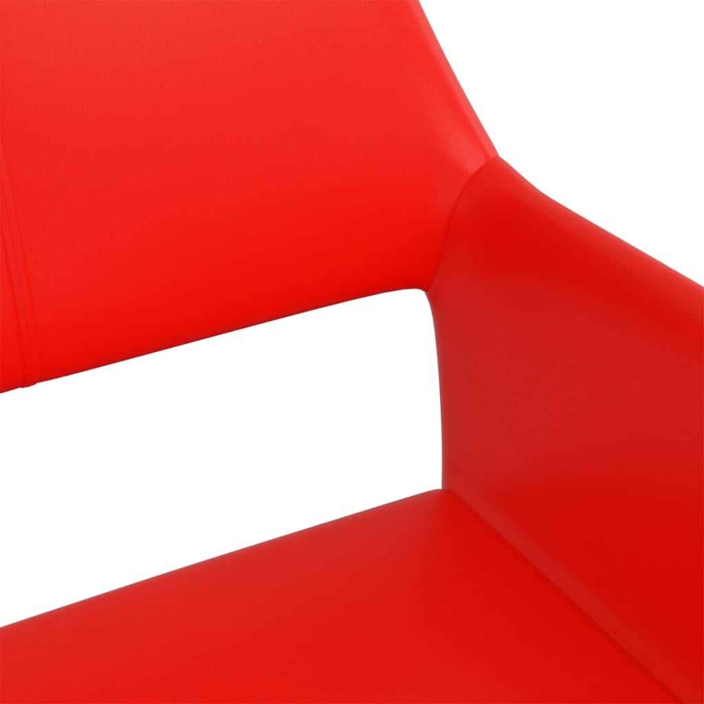 vidaXL Eetkamerstoelen 2 st kunstleer zwart