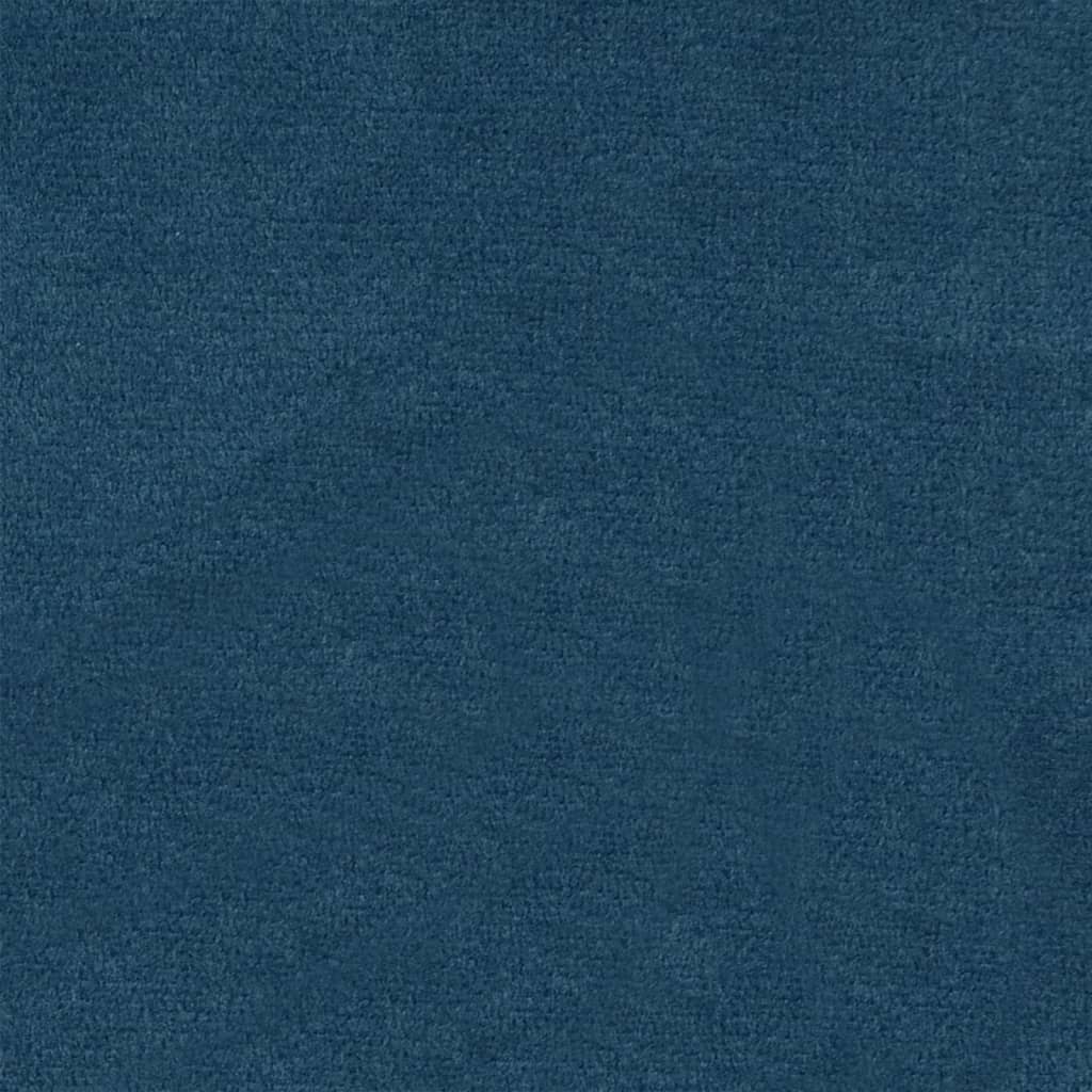 vidaXL Eetkamerstoelen 2 st fluweel blauw