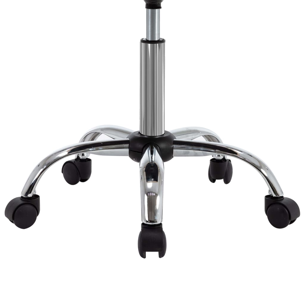 vidaXL Eetkamerstoelen 2 st stof zwart