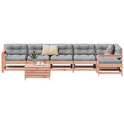 vidaXL 7-delige Loungeset massief douglas vurenhout