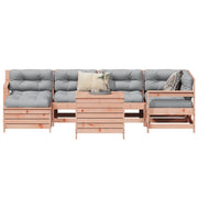 vidaXL 7-piece lounge set solid Douglas fir wood