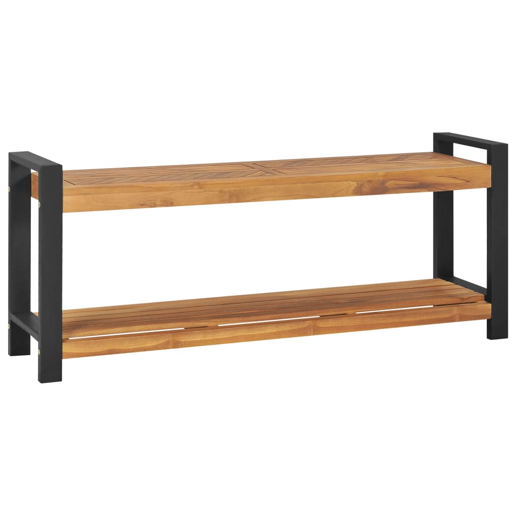 vidaXL Bankje 120 cm massief teakhout