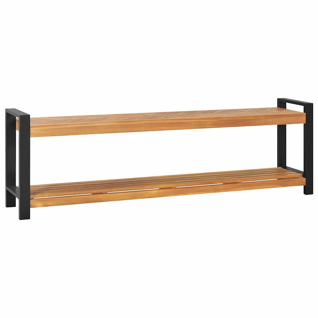 vidaXL Bankje 120 cm massief teakhout