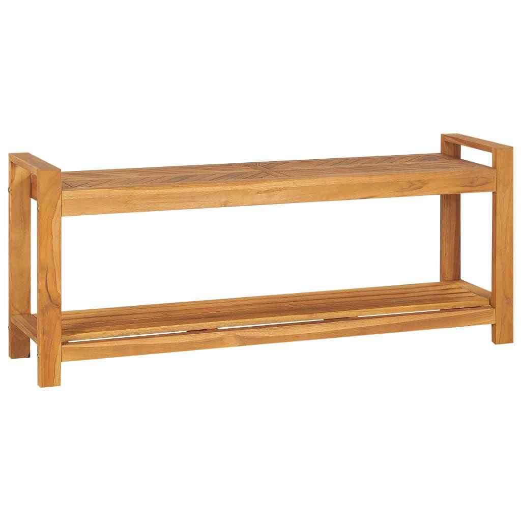 vidaXL Bankje 120 cm massief teakhout