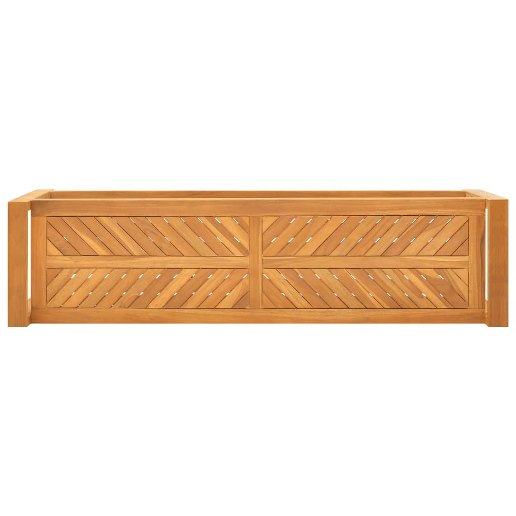 vidaXL Bankje 120 cm massief teakhout