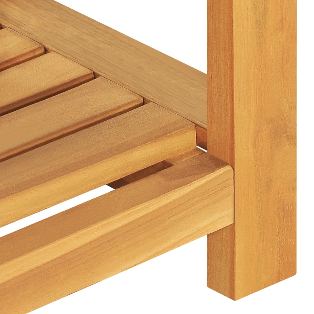 vidaXL Bankje 120 cm massief teakhout