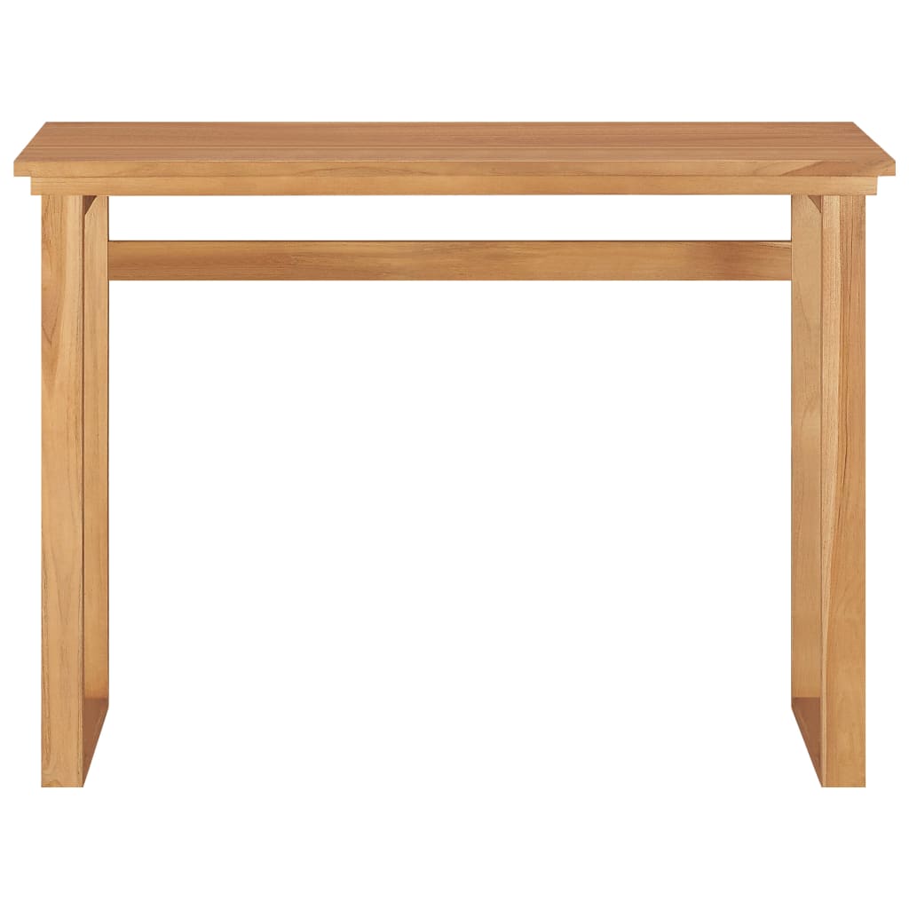 vidaXL Bureau 100x45x75 cm massief teakhout