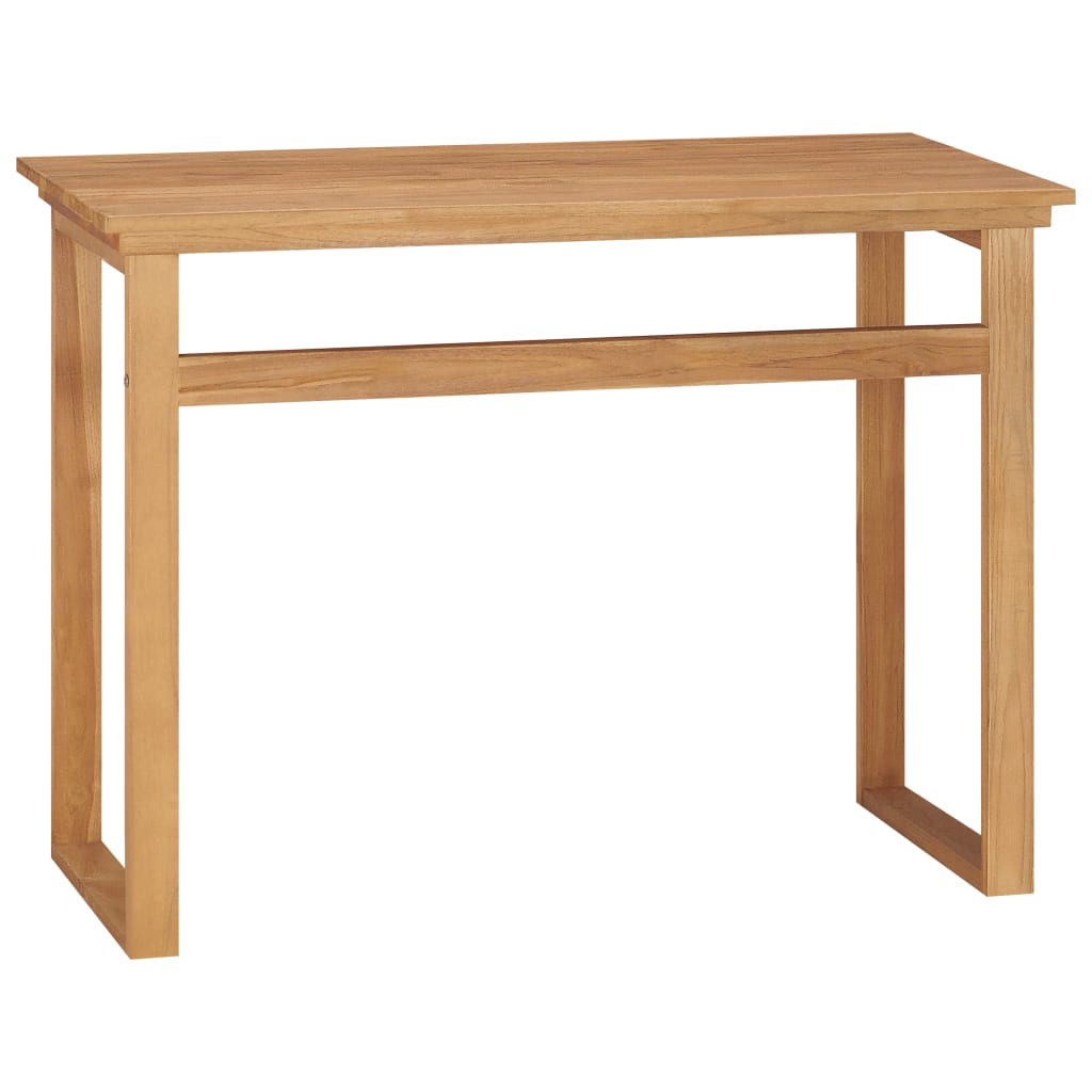 vidaXL Bureau 100x45x75 cm massief teakhout
