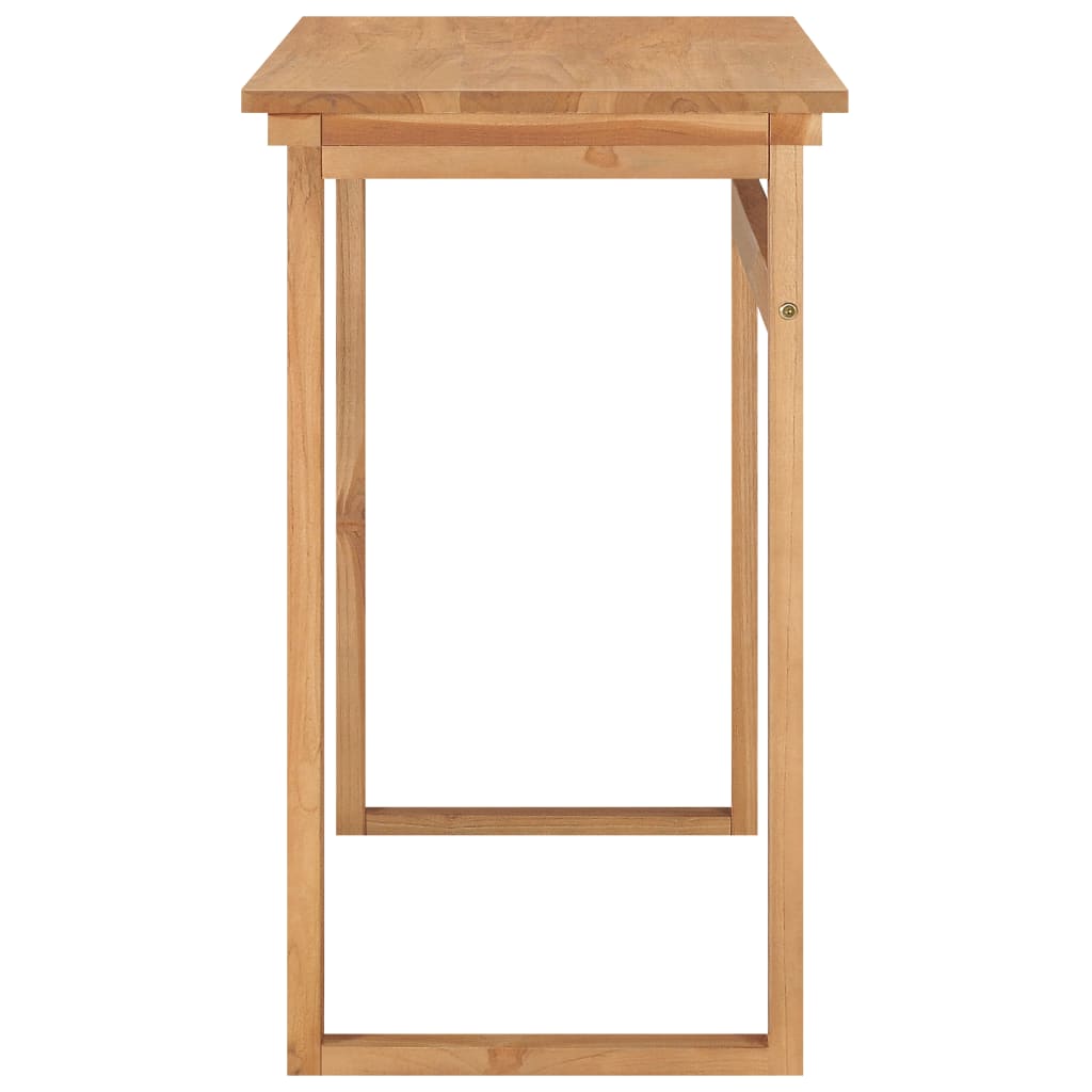 vidaXL Bureau 100x45x75 cm massief teakhout