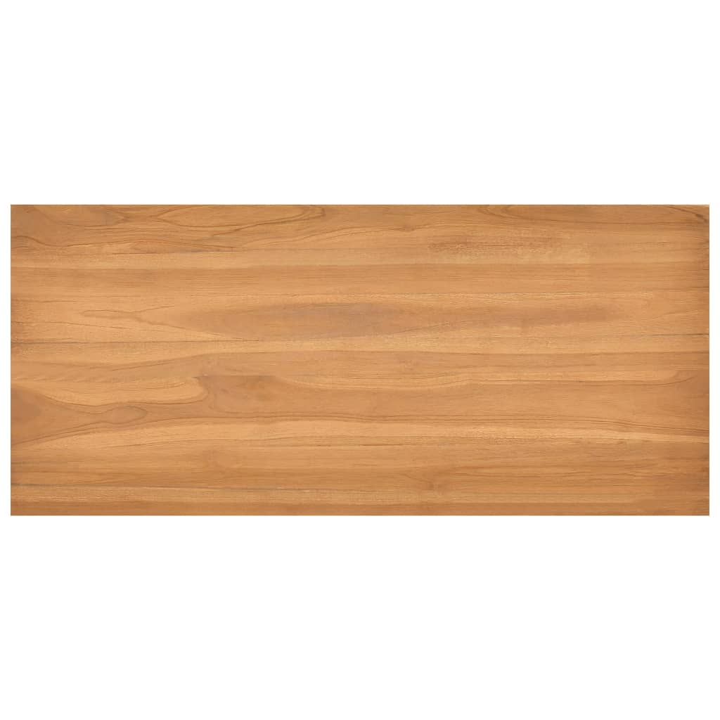 vidaXL Bureau 100x45x75 cm massief teakhout