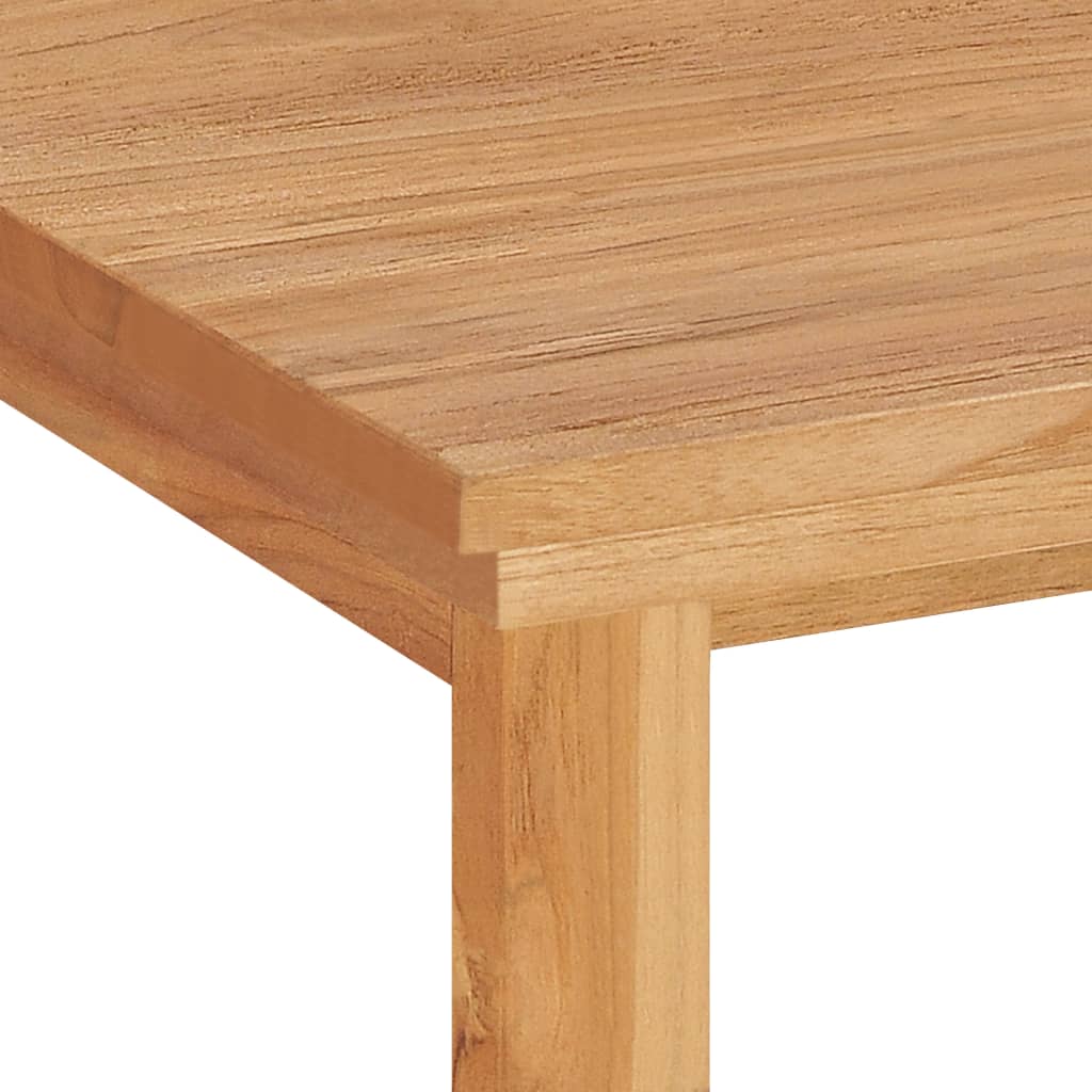 vidaXL Bureau 100x45x75 cm massief teakhout