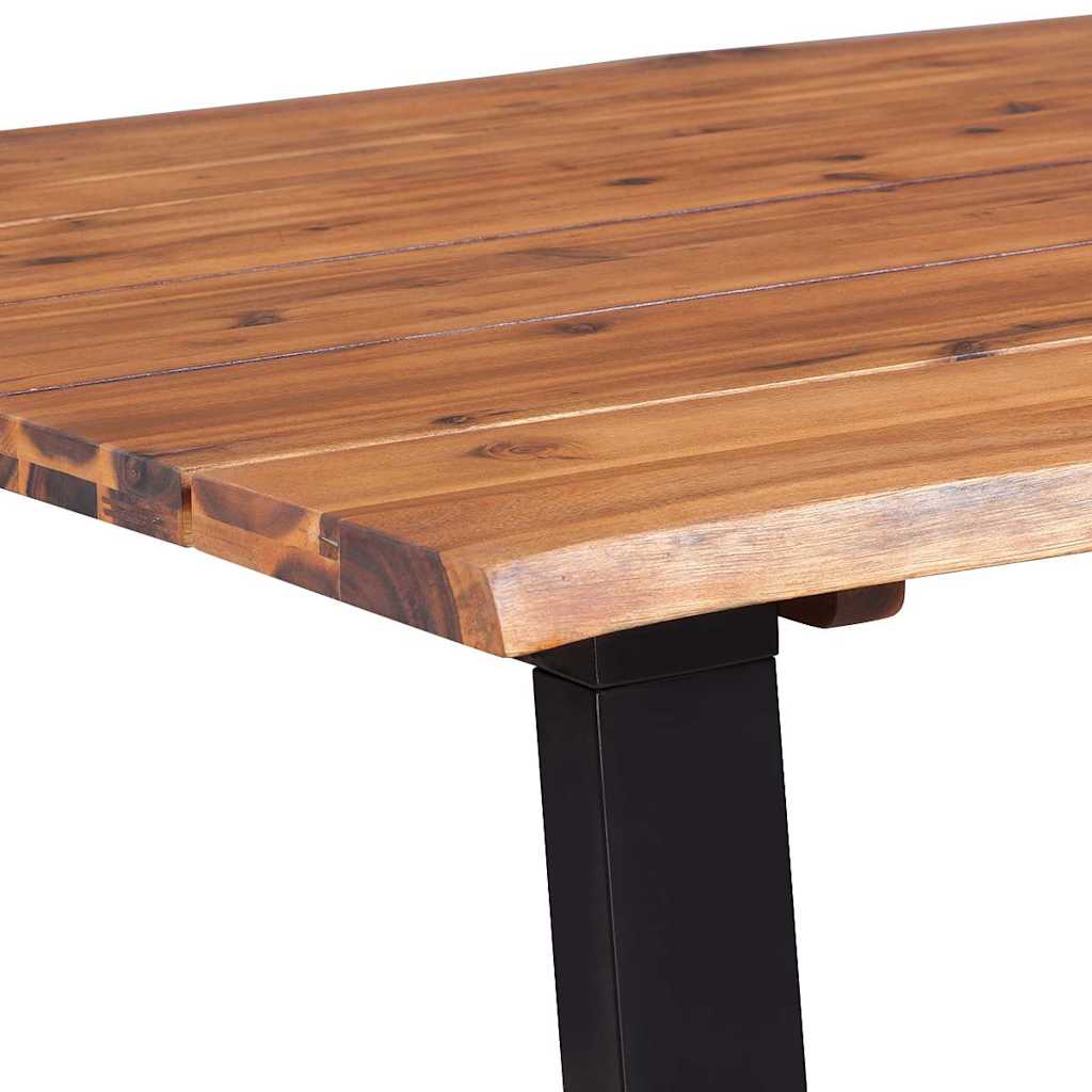 vidaXL Eettafel 170x90x75 cm massief acaciahout