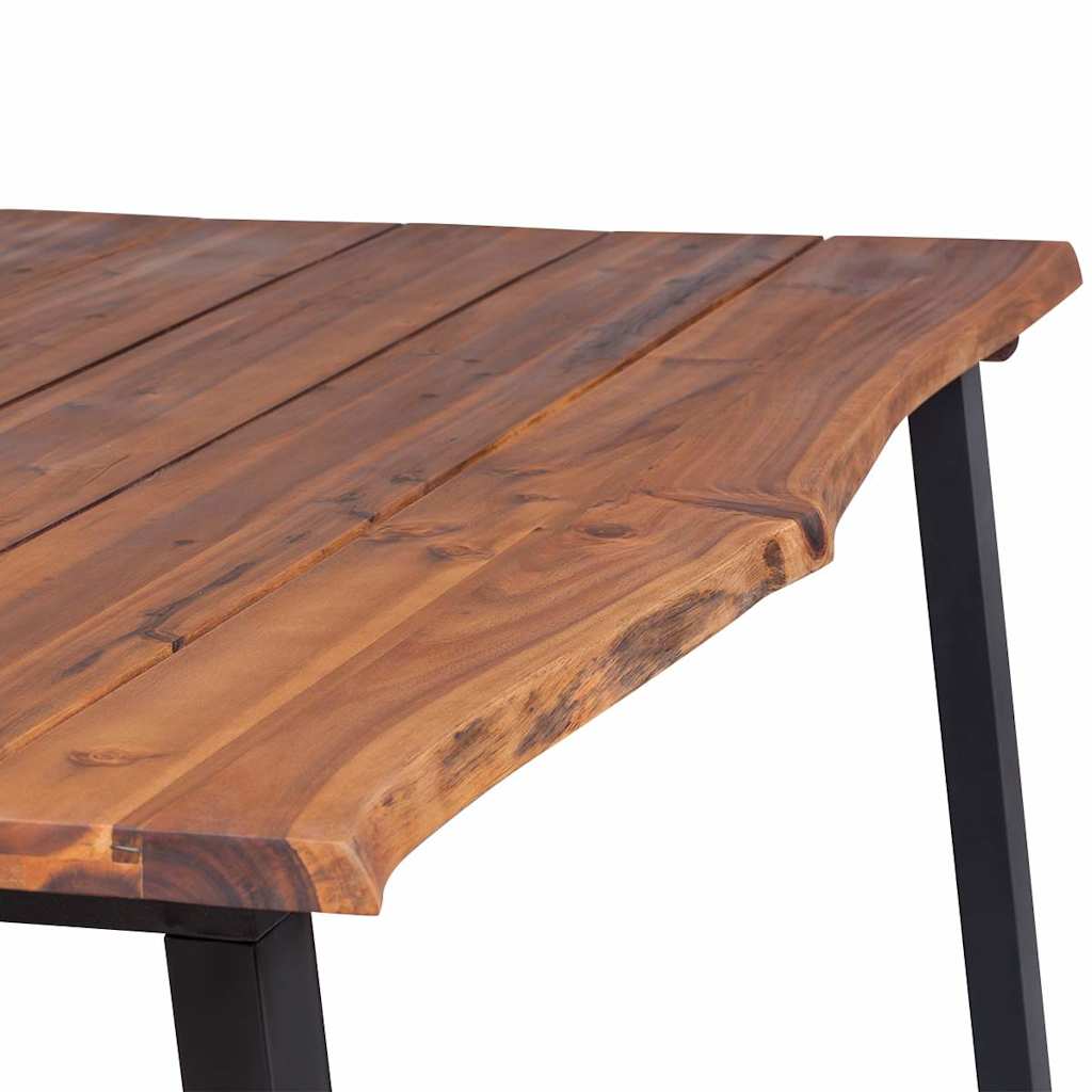 vidaXL Eettafel 170x90x75 cm massief acaciahout