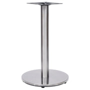 vidaXL Bistrotafelpoot Ø45x72 cm roestvrij staal zilverkleurig