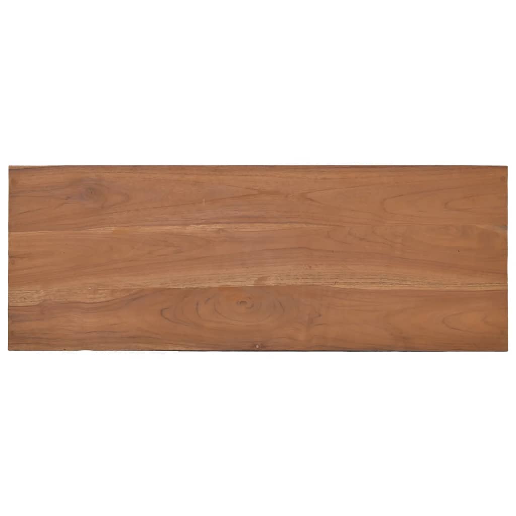 vidaXL Wandtafel 80x30x80 cm massief teakhout