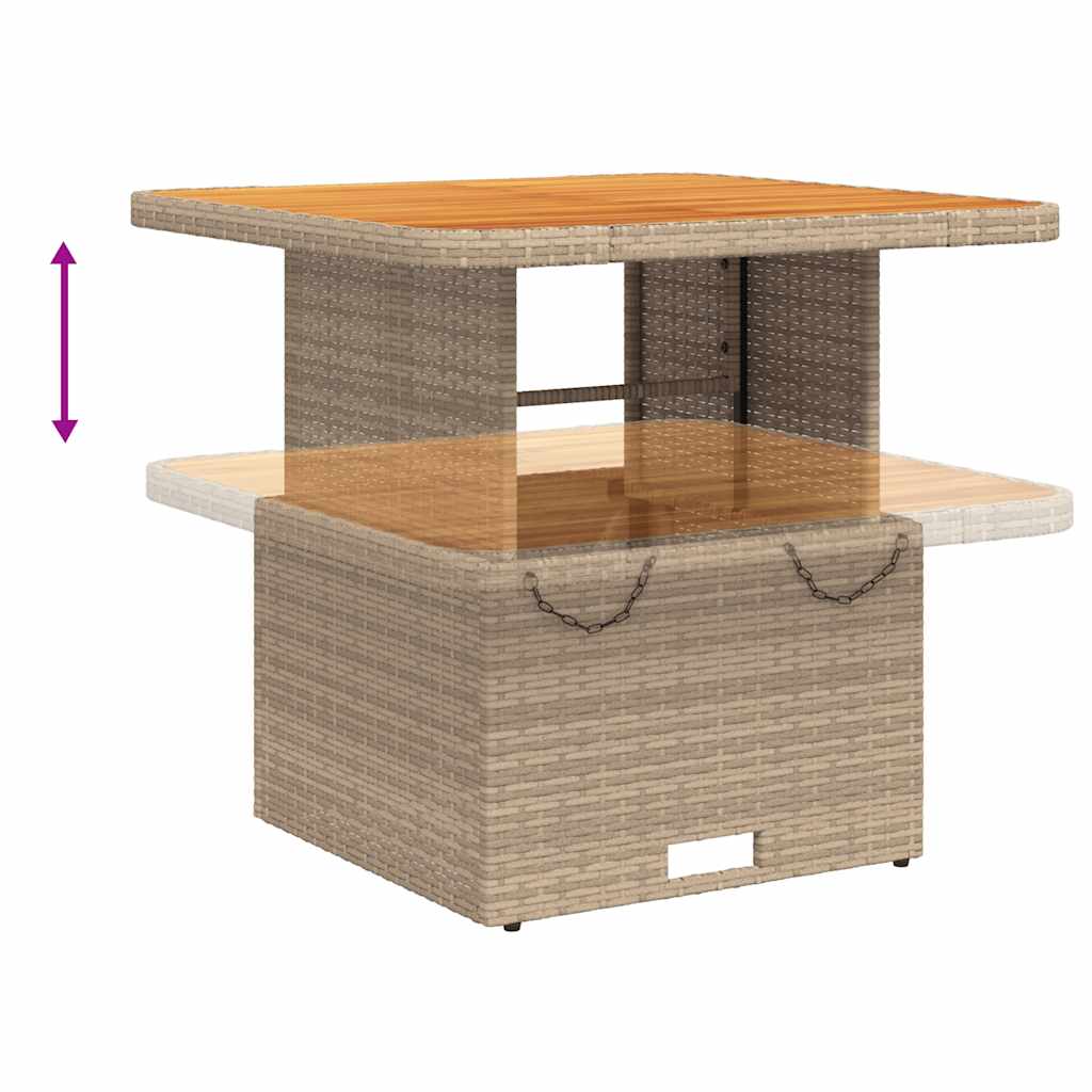 vidaXL 3-Piece Lounge Set with Cushions Poly Rattan Black