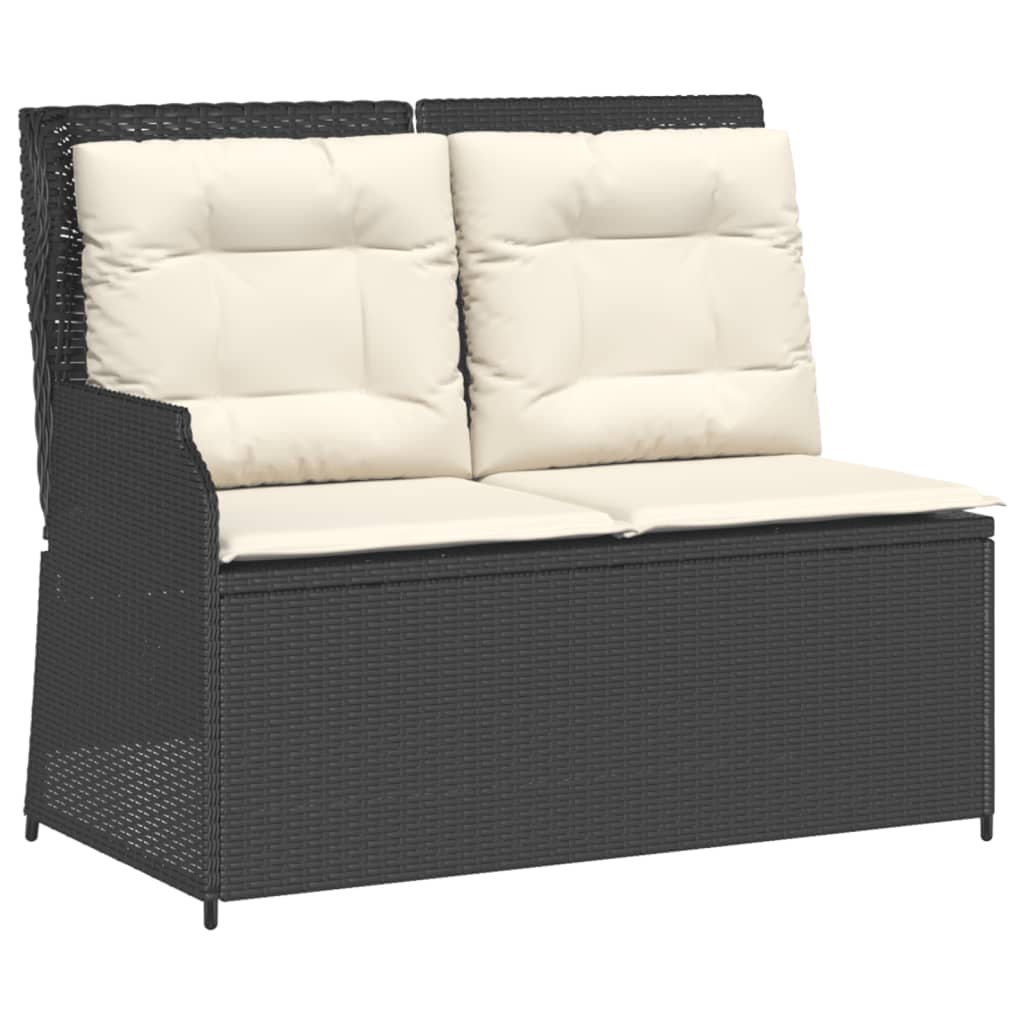 vidaXL 7-delige Loungeset met kussens poly rattan grijs
