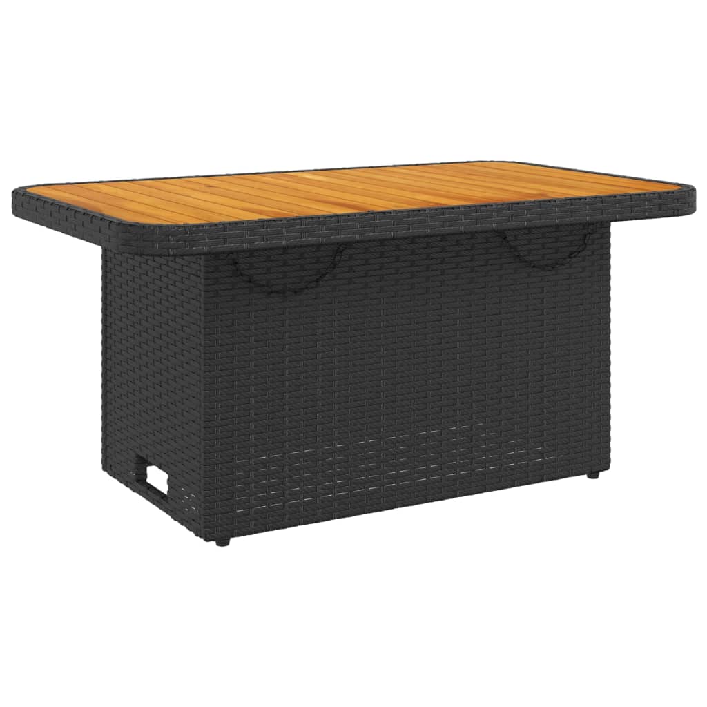 vidaXL 3-delige Loungeset met kussens poly rattan beige